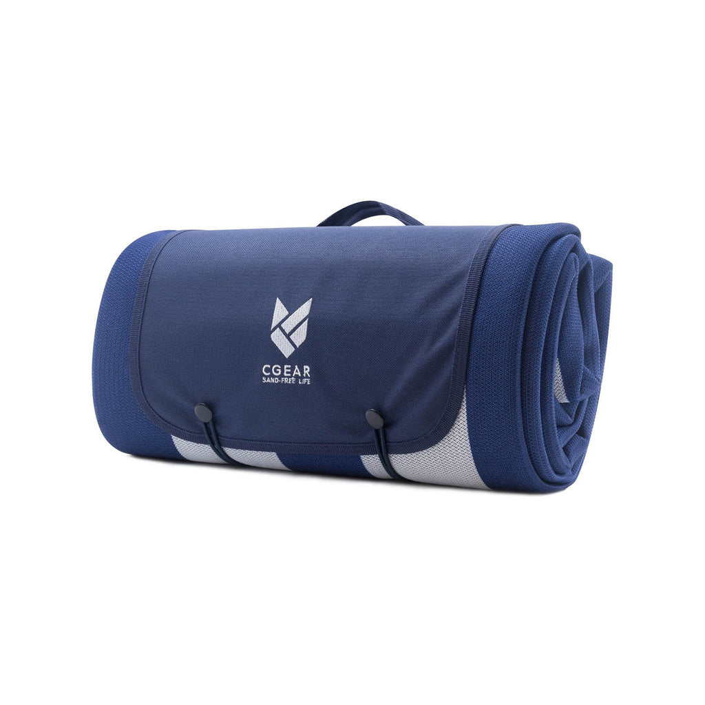 Sandlite Sand-Free Mat (Navy Stripe)