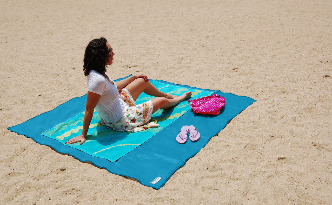 Girl on Sand-Free Mat